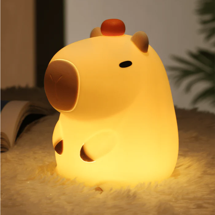 Capybara Night Light Capybara Cute Lamp-HomeFusionā¢ Night Light
