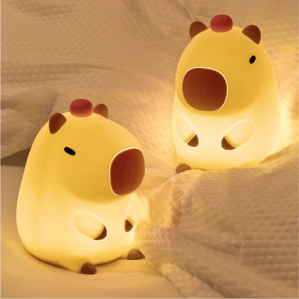 Capybara Night Light Capybara Cute Lamp-HomeFusionā¢ Night Light